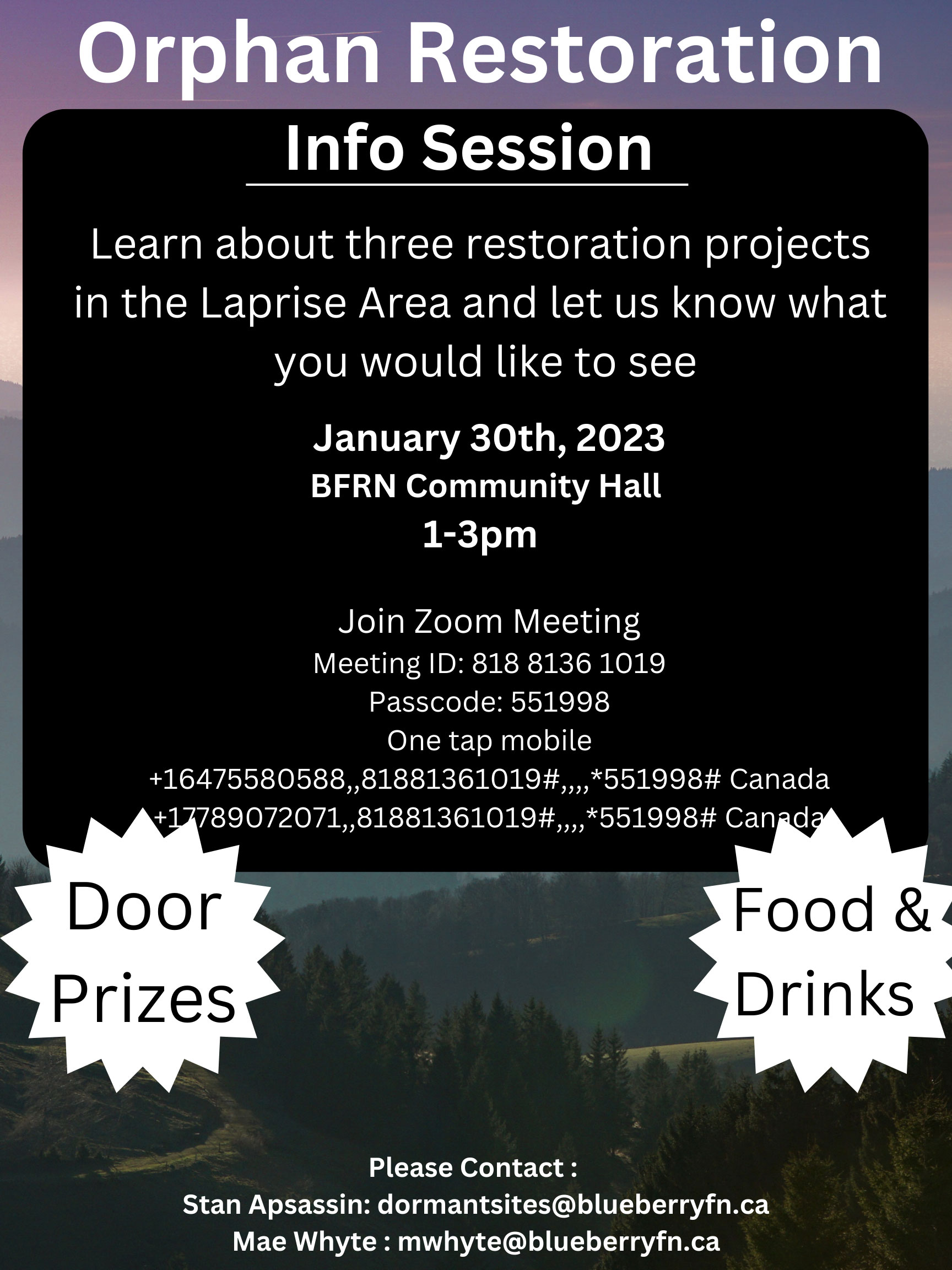 Announcements - Blueberry River First Nations