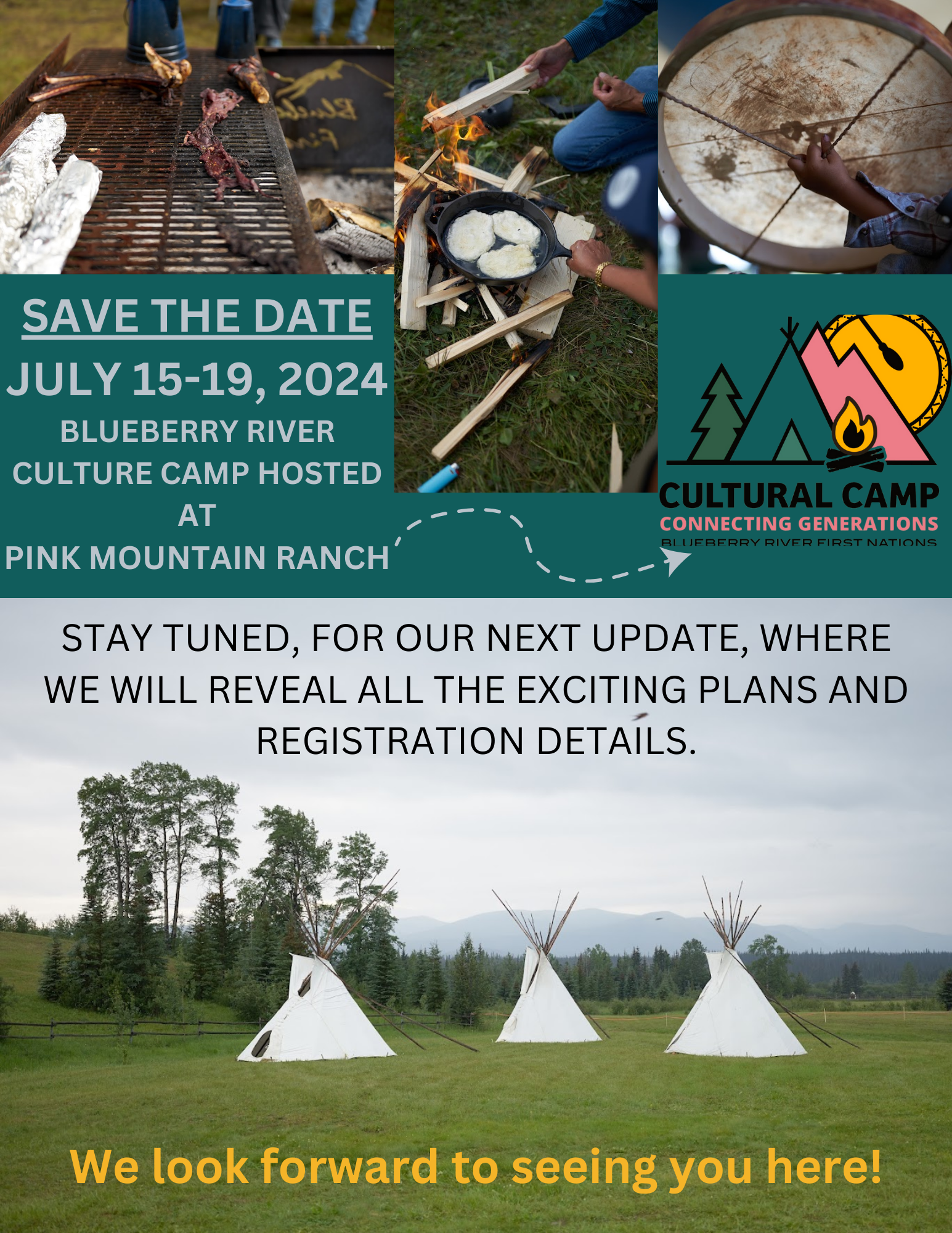 Save the Date!!! BRFN Culture Camp - Blueberry River First Nations